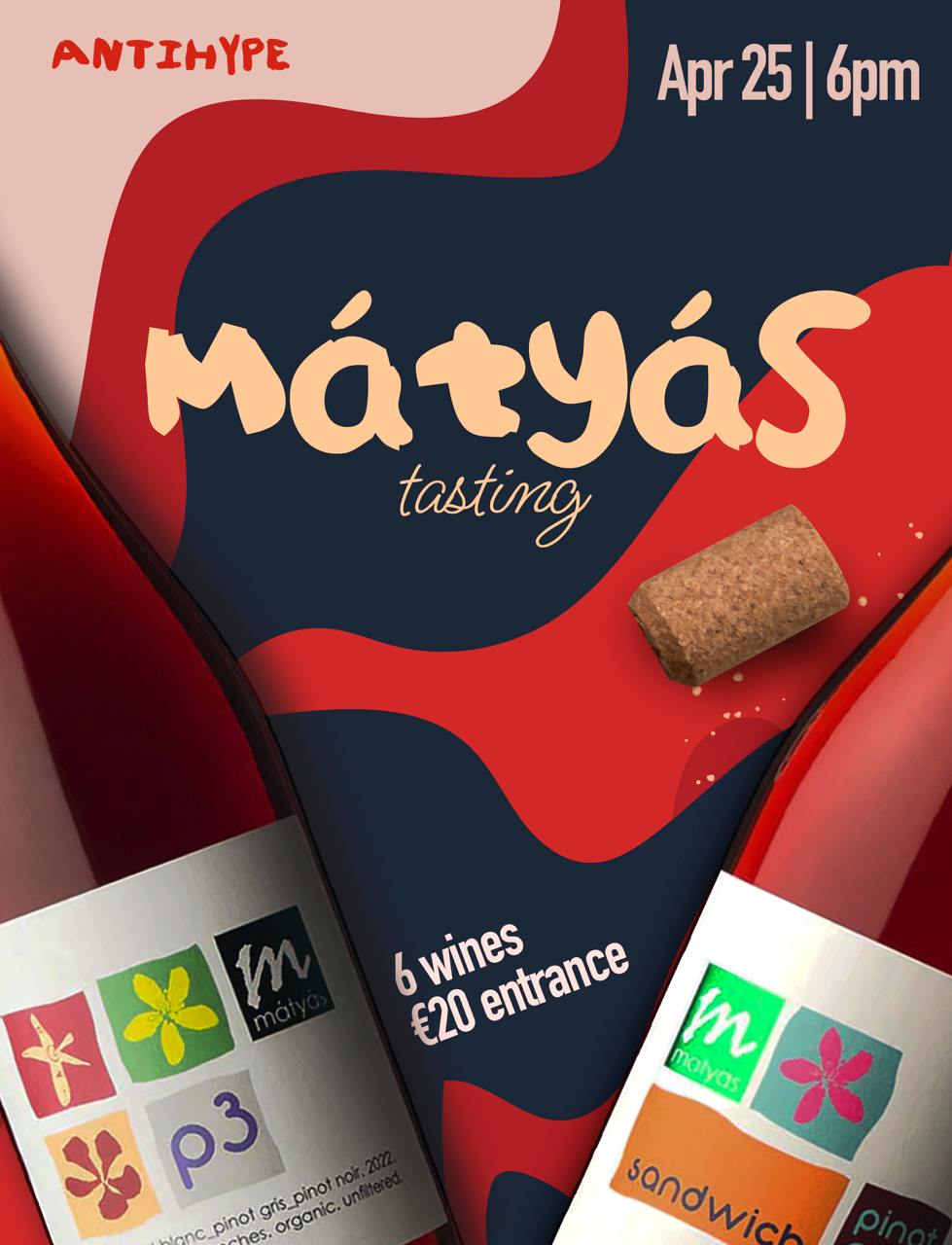 Mátyás wine tasting